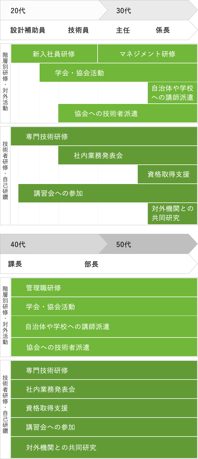 キャリアパス　グラフ