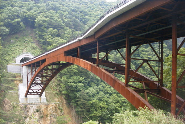龍王峡大橋の外観