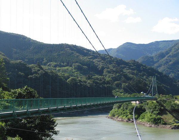 もみじ谷大吊橋の外観