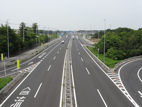 国道408号真岡宇都宮バイパスの外観