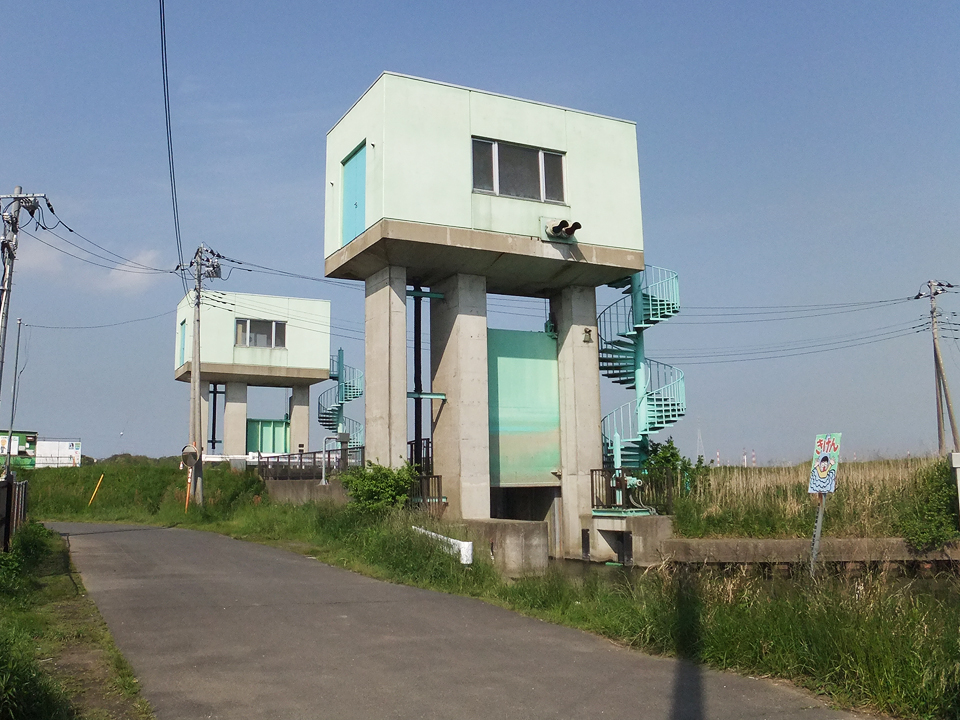 延方閘門の外観